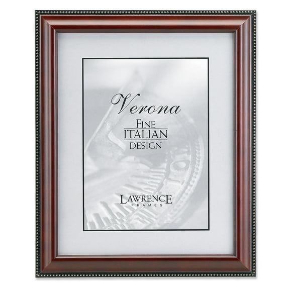 Lawrence Frames Walnut Wood Beaded Picture Frame