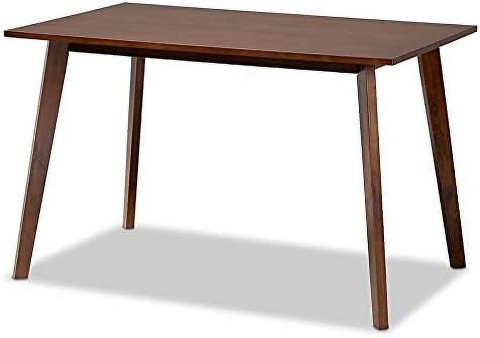 Britte Rectangular Wood Dining Table Walnut - Baxton Studio