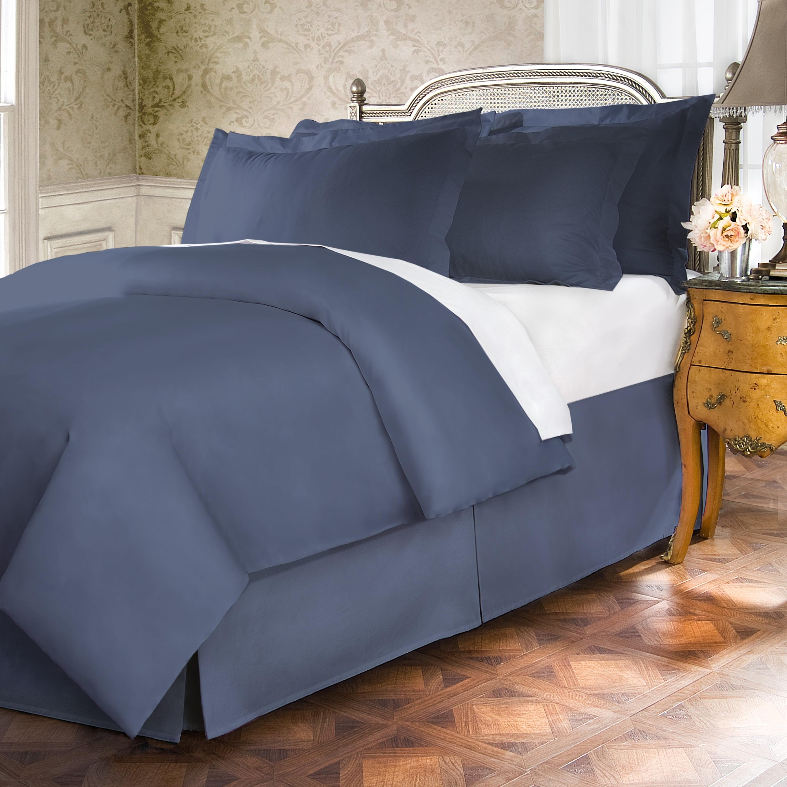 Wamsutta  Premium 400 Thread Count 15 Inch Drop Length Bed Skirt, Cal King 18" Drop