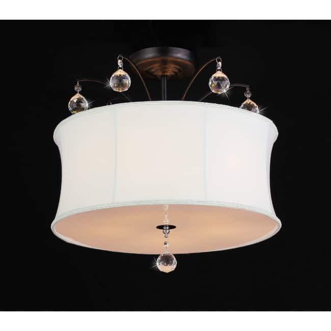 Warehouse of Tiffany Crystal Fountain Pendant Lamp