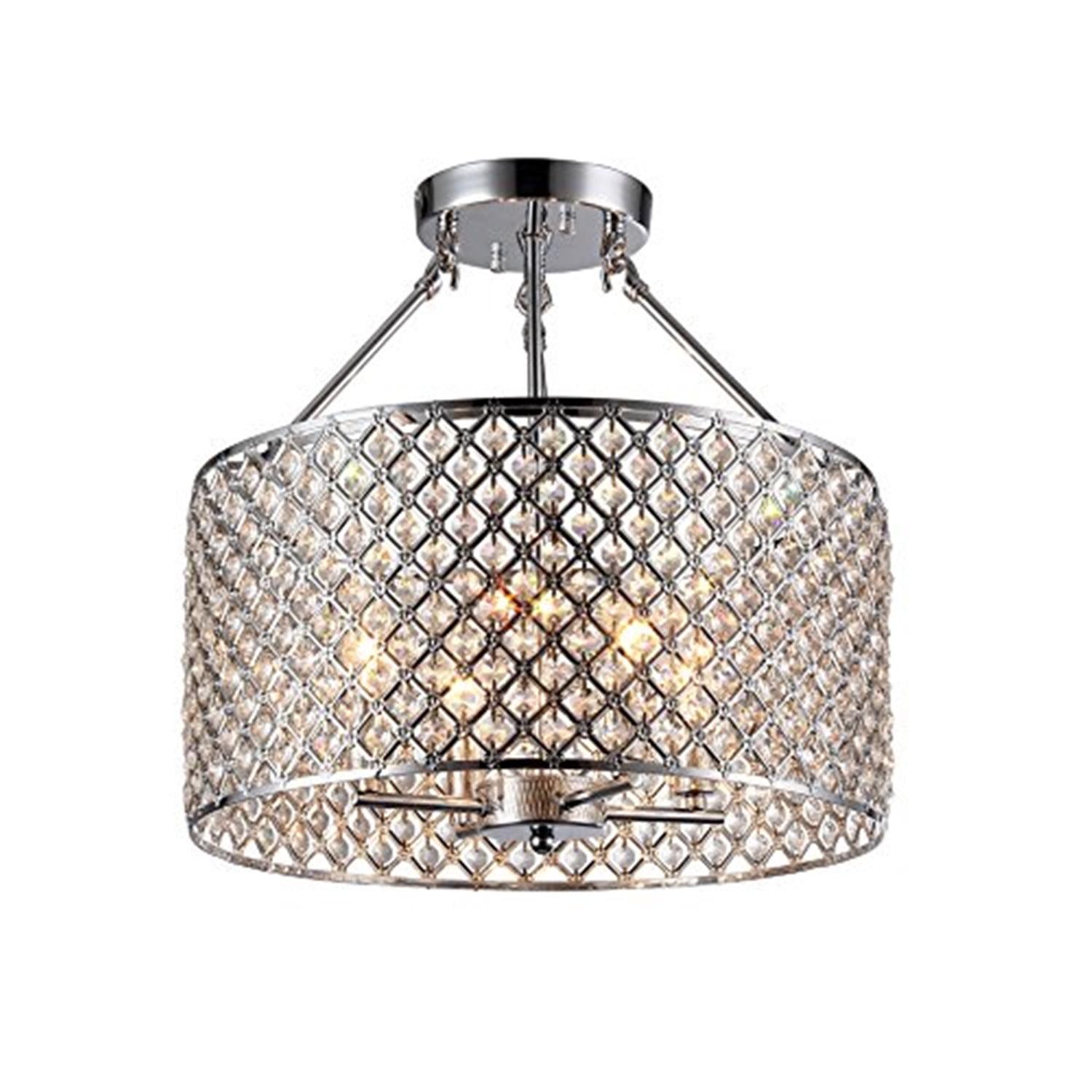 Kirsten Crystal Semi-Flush Mount