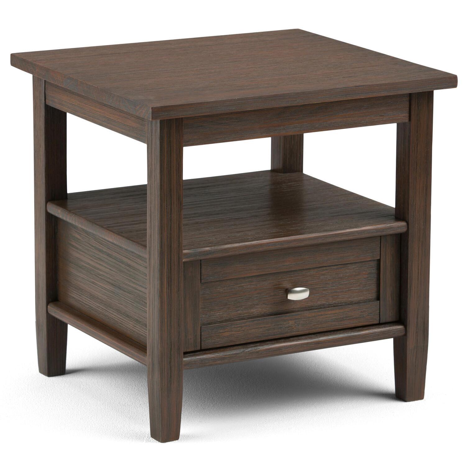 Nortonville Solid Wood End Table with Storage