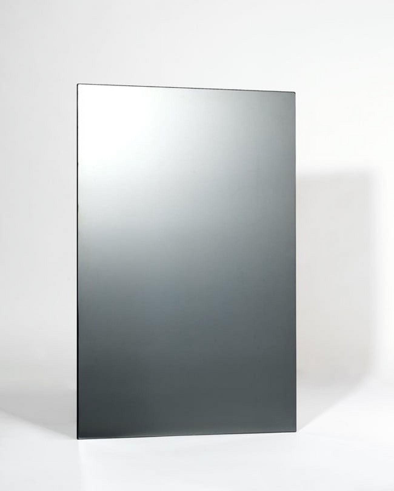 Ember Glass Mirror Wall Mounted Radiant Panel Heater 35"x24", 600 Watts, Dual Connection