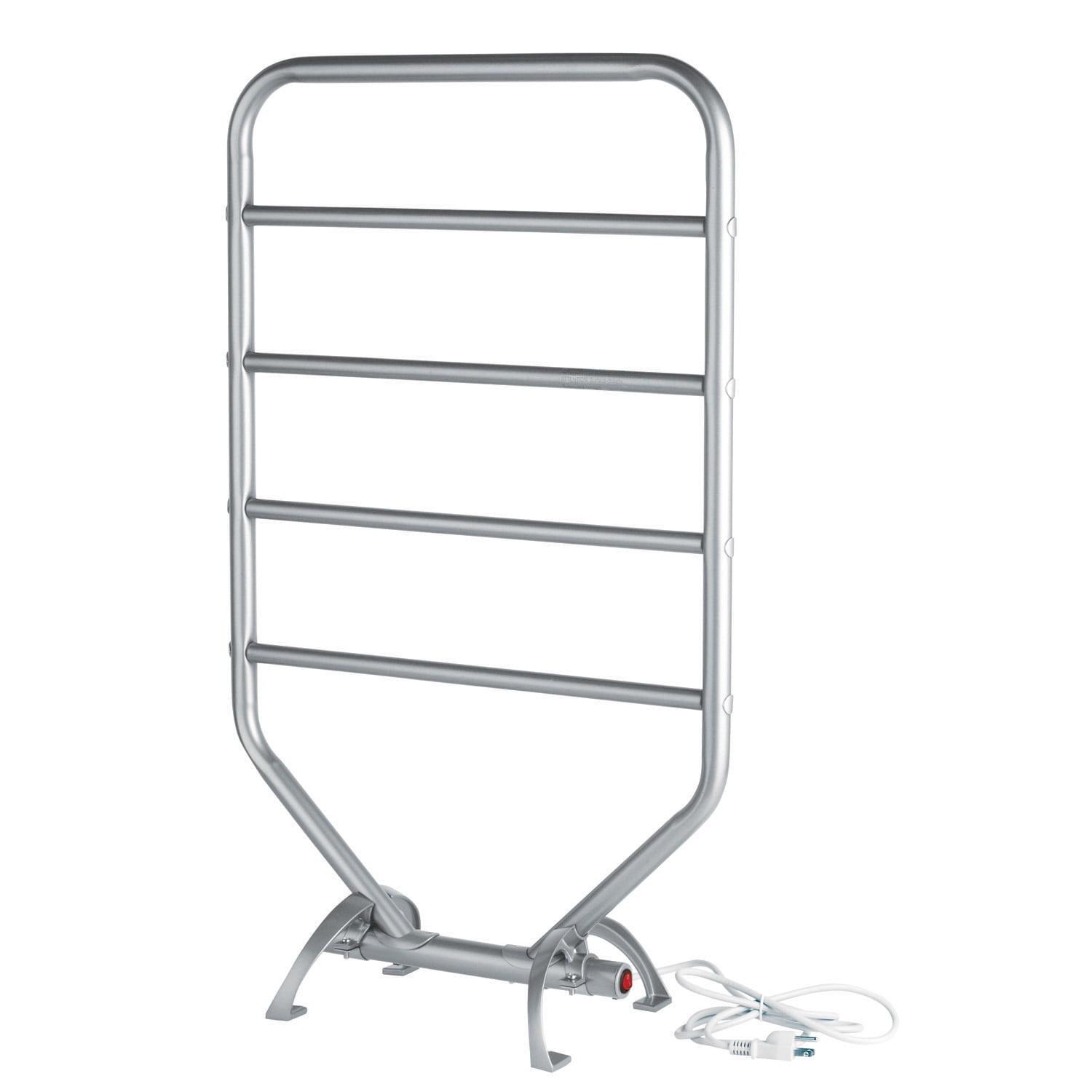 Satin Nickel 5-Bar Wall Mounted Towel Warmer