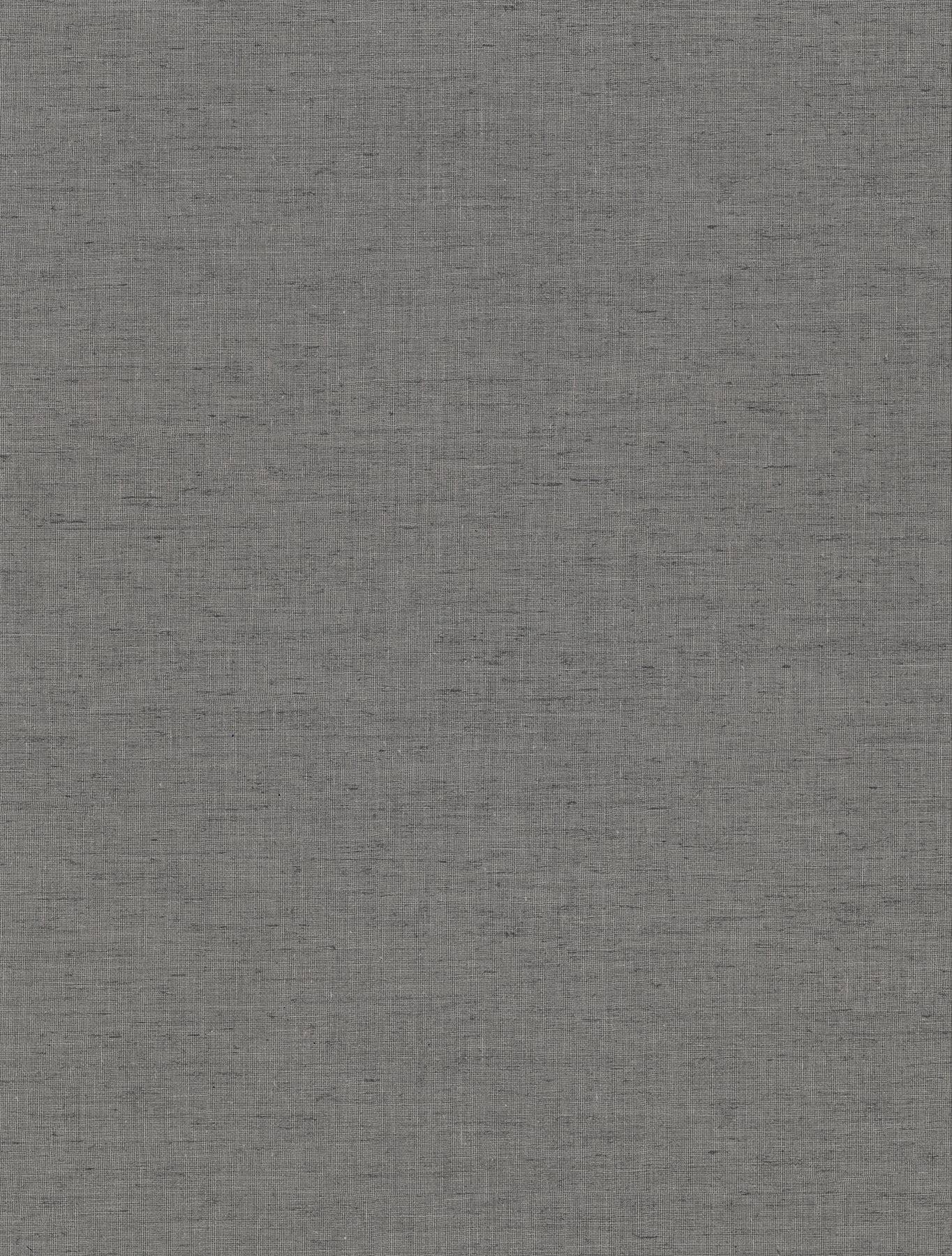 Grey Linen Inspired Non-Pasted Vinyl Wallpaper