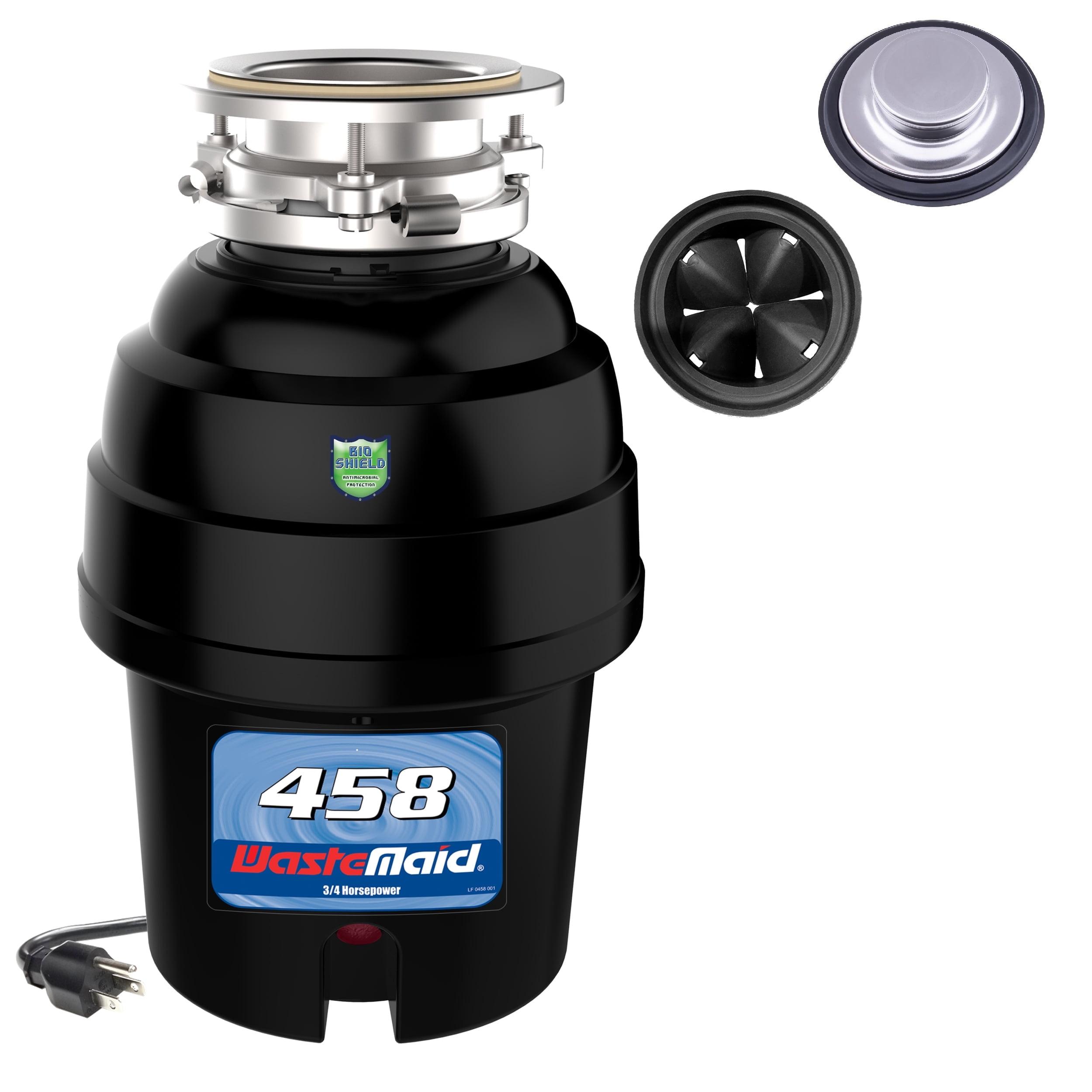 Waste Maid Deluxe 3/4 HP Continuous Feed Garbage Disposal 10-US-WM-458-3B