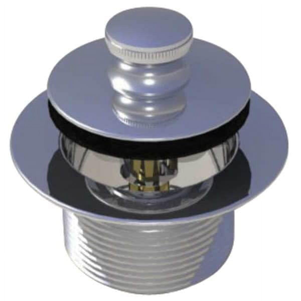 Watco Drain Stopper,2 in Dia,Brass, Plastic 58301-CP