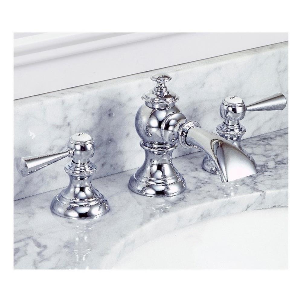 Widespread 2-handle Bathroom Faucet with Drain Assembly