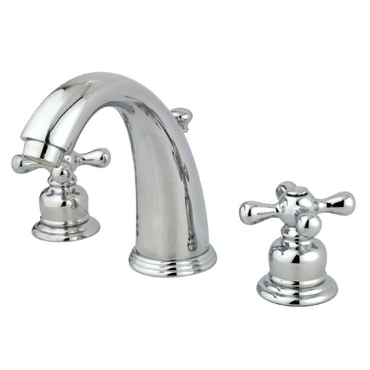 Kingston Brass English Country Two-Handle 3-Hole Deck Mount Widespread Bathroom Faucet with Retail Pop-Up Drain