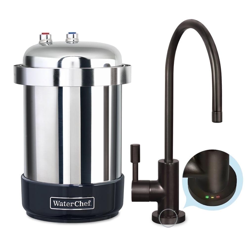 WaterChef U9000 Premium Under-Sink Water Filtration System w Intelligent Monitor