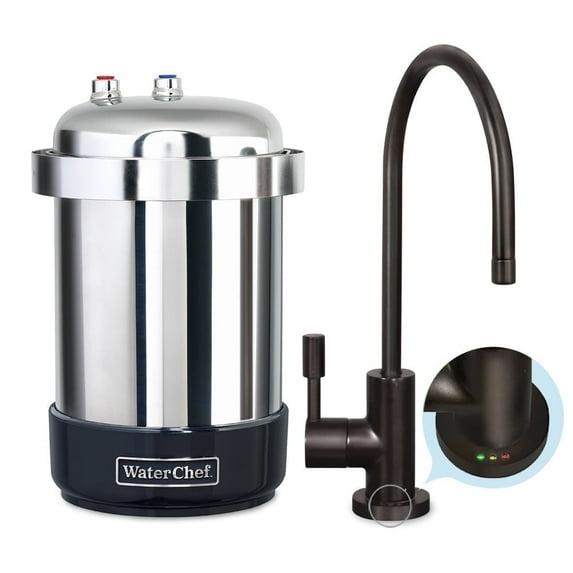 WaterChef U9000 Premium Under-Sink Water Filtration System w Intelligent Monitor