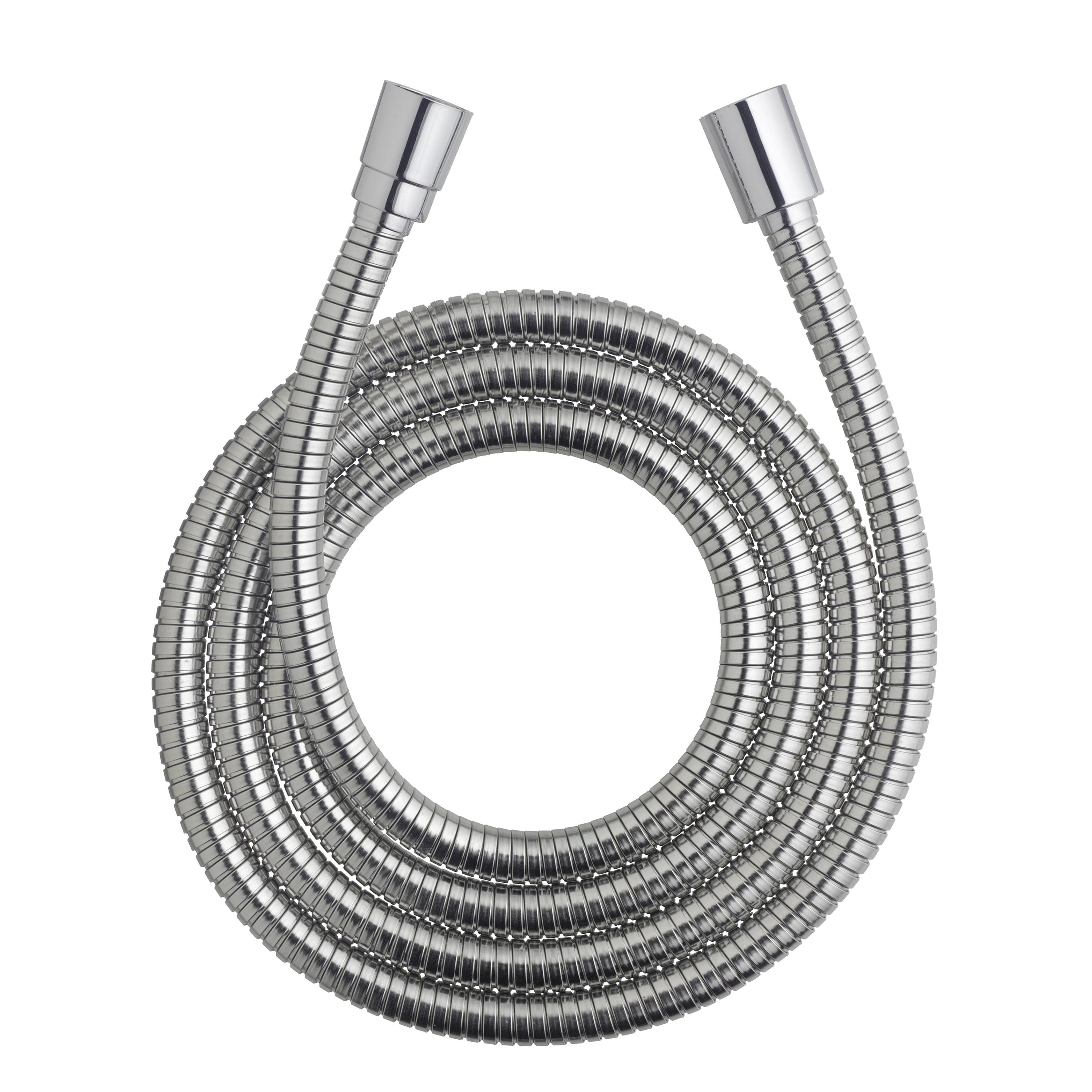 Ultra-Flexible 96-Inch Chrome Metal Shower Hose