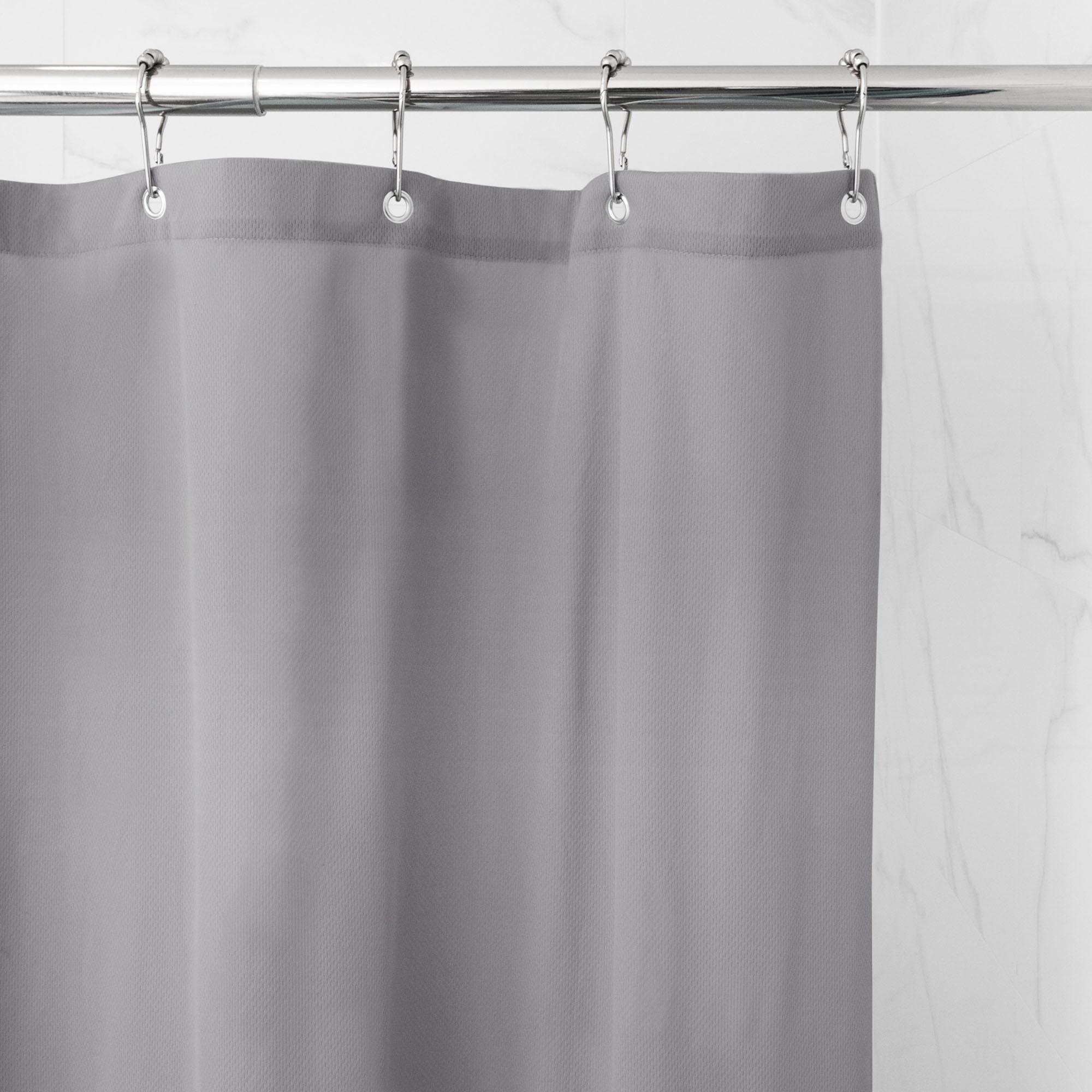Waterproof Ultimate Shield Gray Fabric Shower Curtain Liner, 70" x 72" - Better Homes & Gardens