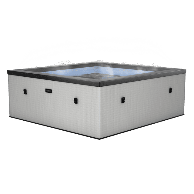 Wave Garda | 6-Person Eco Foam Hot Tub | Integrated Heater | Graphite Gray
