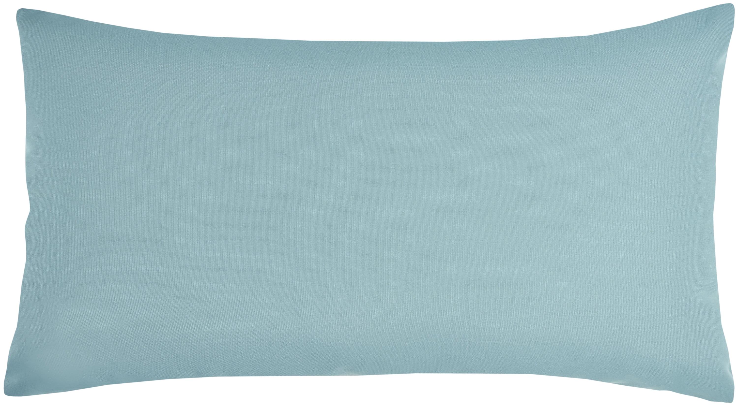 Waverly Pillows Solid Rvs Wash Ind/O Turquoise 12" x 21" Throw Pillow