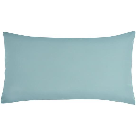 Waverly Pillows Solid Rvs Wash Ind/O Turquoise 12" x 21" Throw Pillow