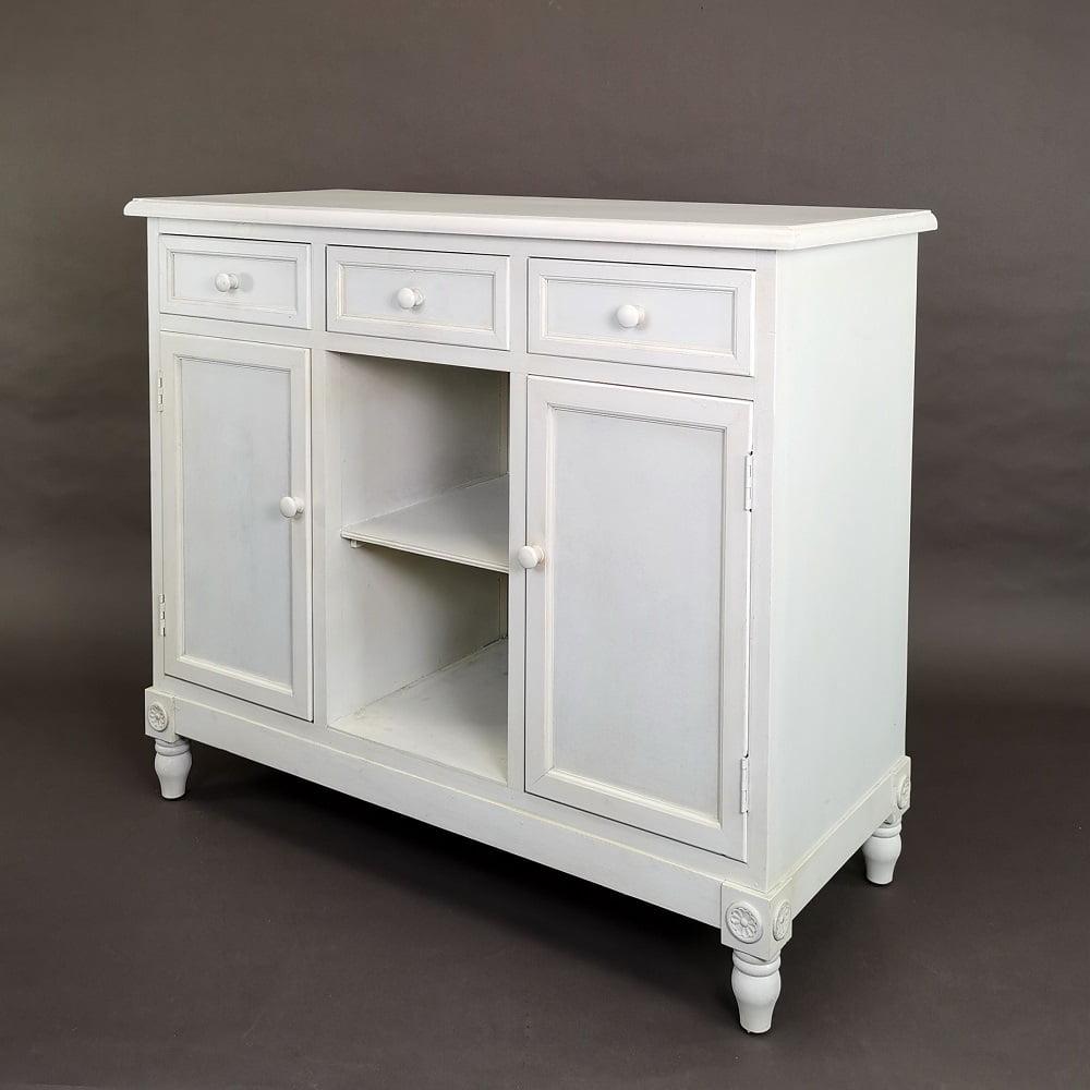 Brookfield White Smooth Finish Basswood Sideboard