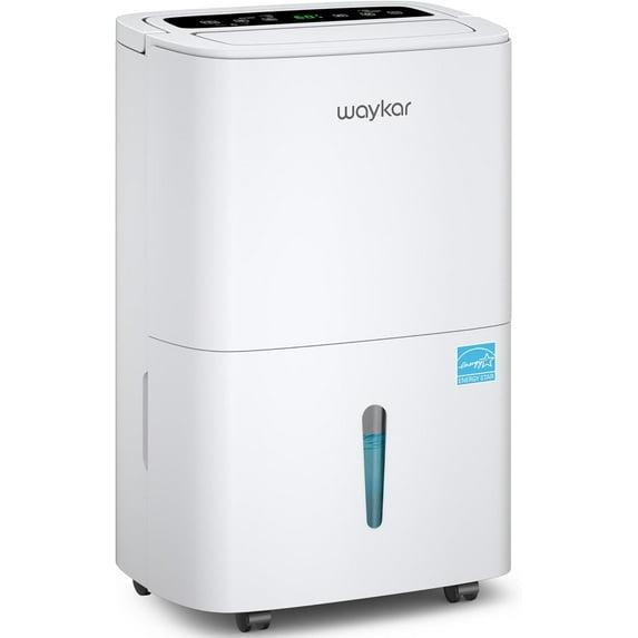 Waykar  7000 Sq. Ft Dehumidifier for Home and Basement,150 Pints Off-White