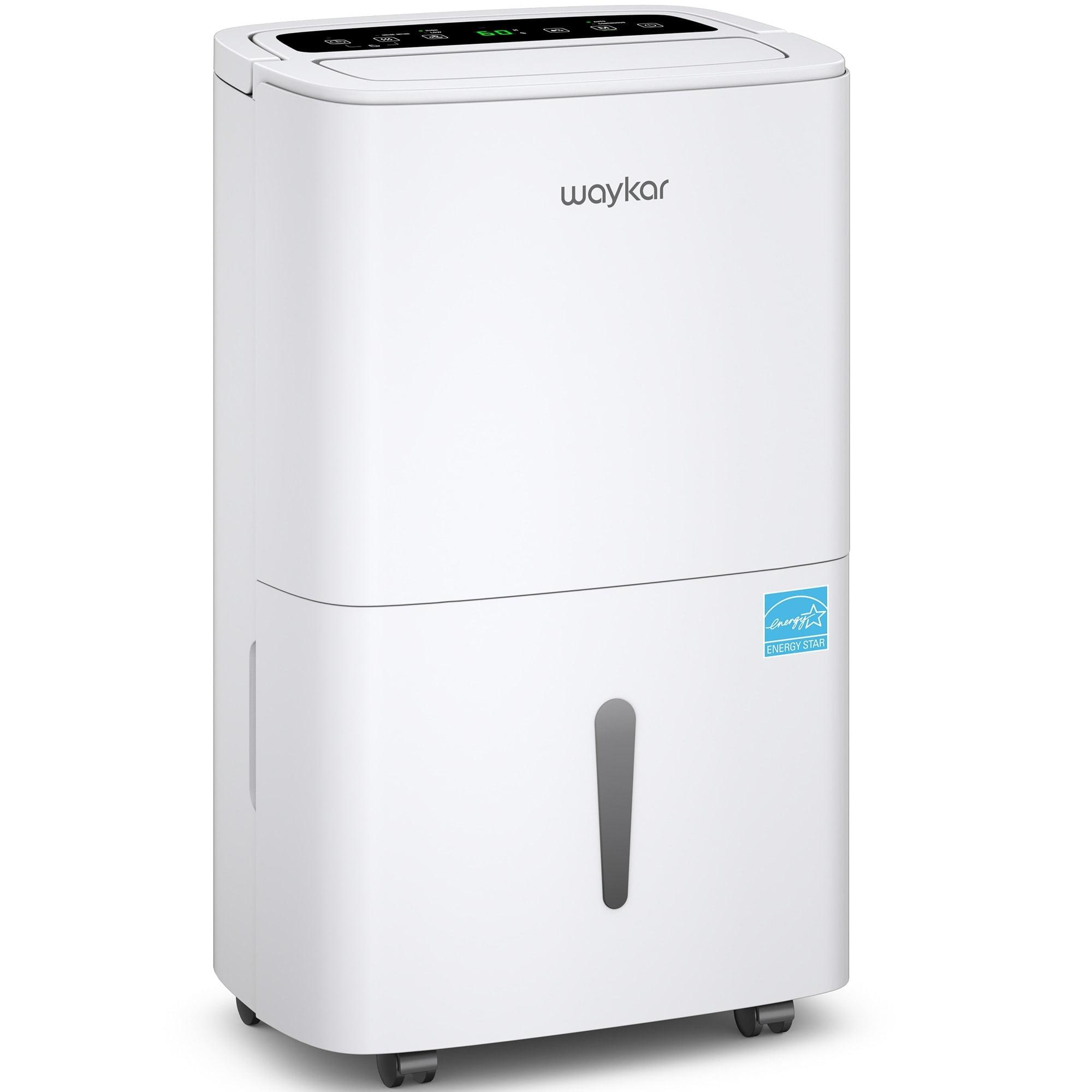 Waykar  7000 Sq. Ft Dehumidifier for Home and Basement,150 Pints Off-White