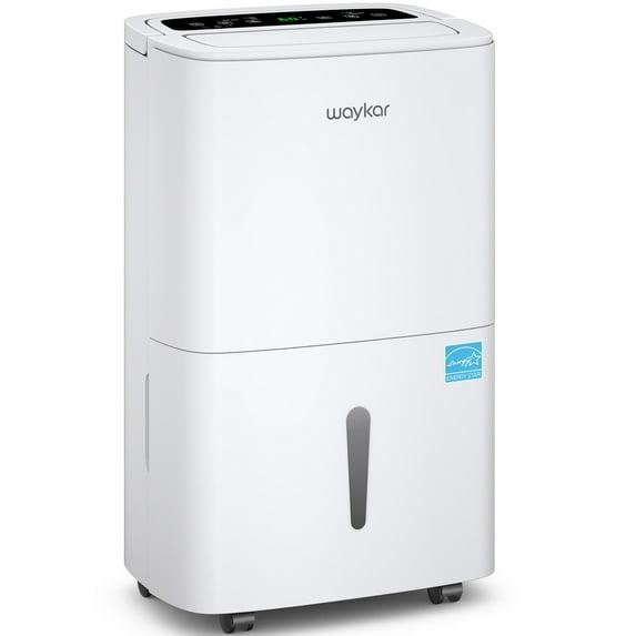 Waykar  7000 Sq. Ft Dehumidifier for Home and Basement,150 Pints Off-White