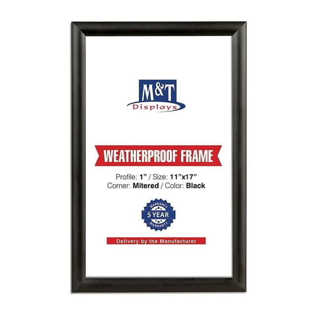 MT Displays Weatherproof Outdoor Snap Poster Frame