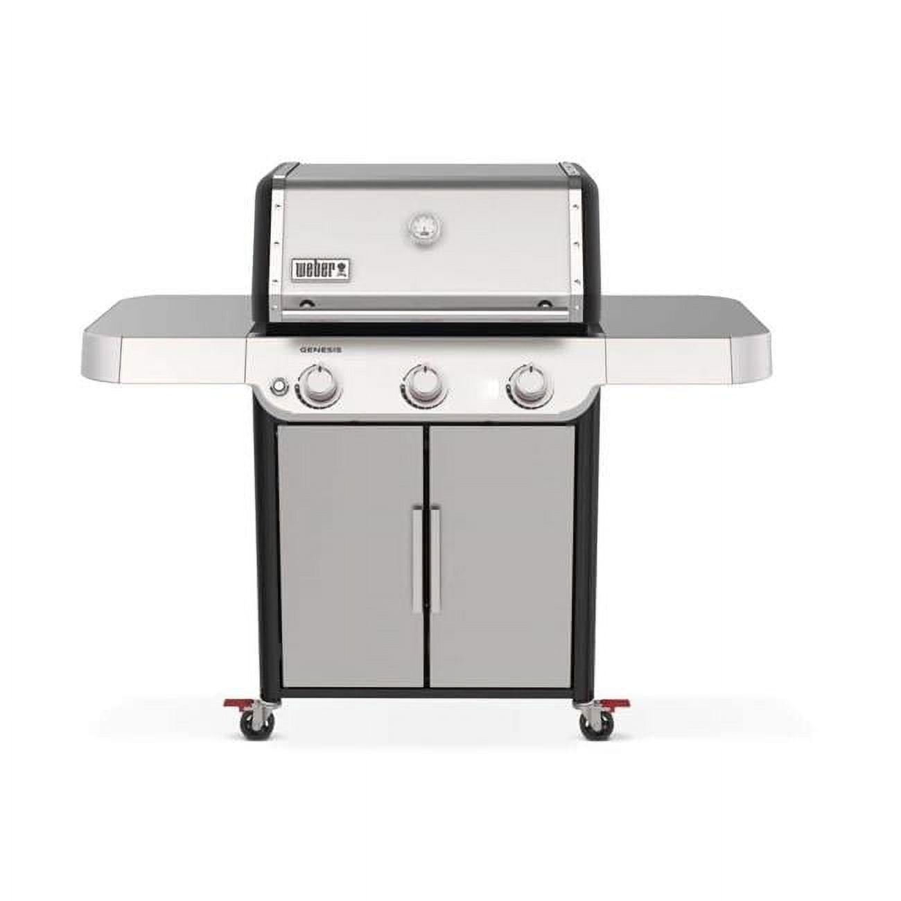 Stainless Steel 3-Burner Propane Grill with Rotisserie