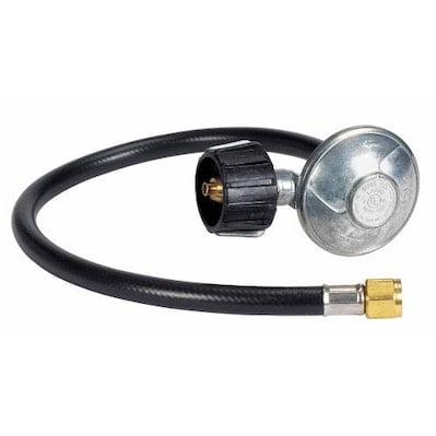 21-Inch Black Rubber Hose and Regulator Kit for Gas Grills