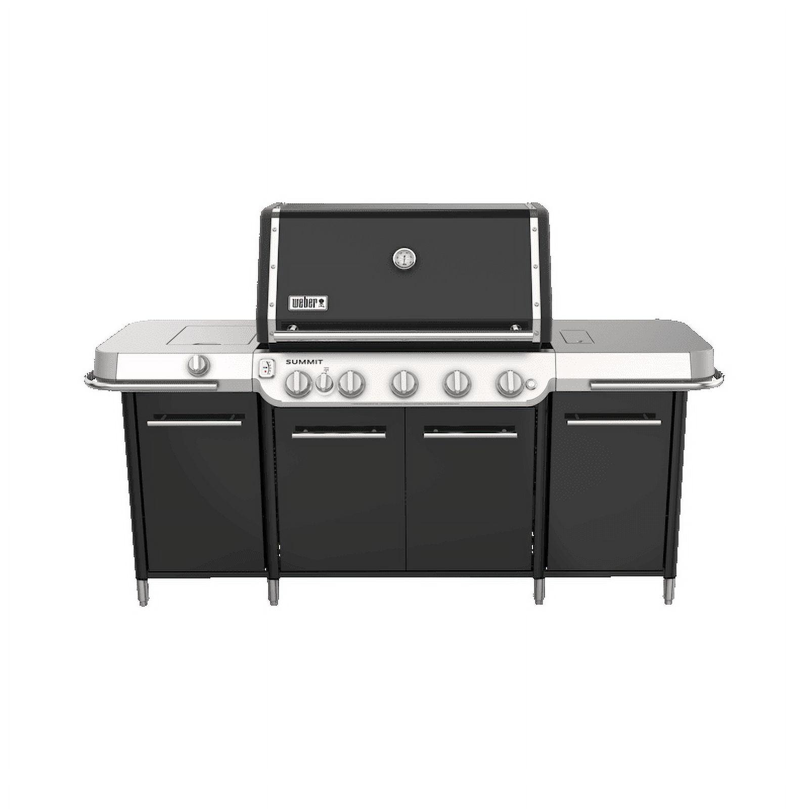 Weber Summit Black Propane Gas Grill with Rotisserie and Smoker