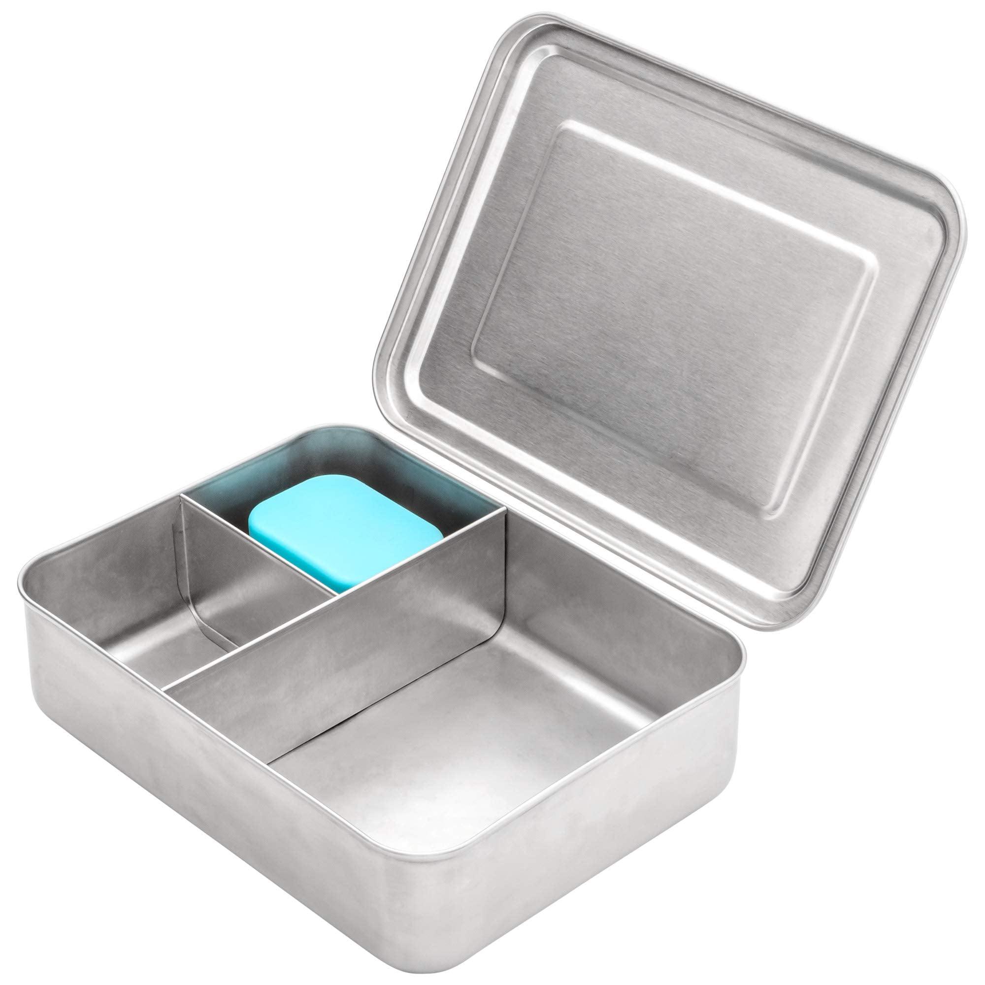 WeeSprout 18/8 Stainless Steel Bento Box - 3 Compartment Lunch Box, for Kids & Adults