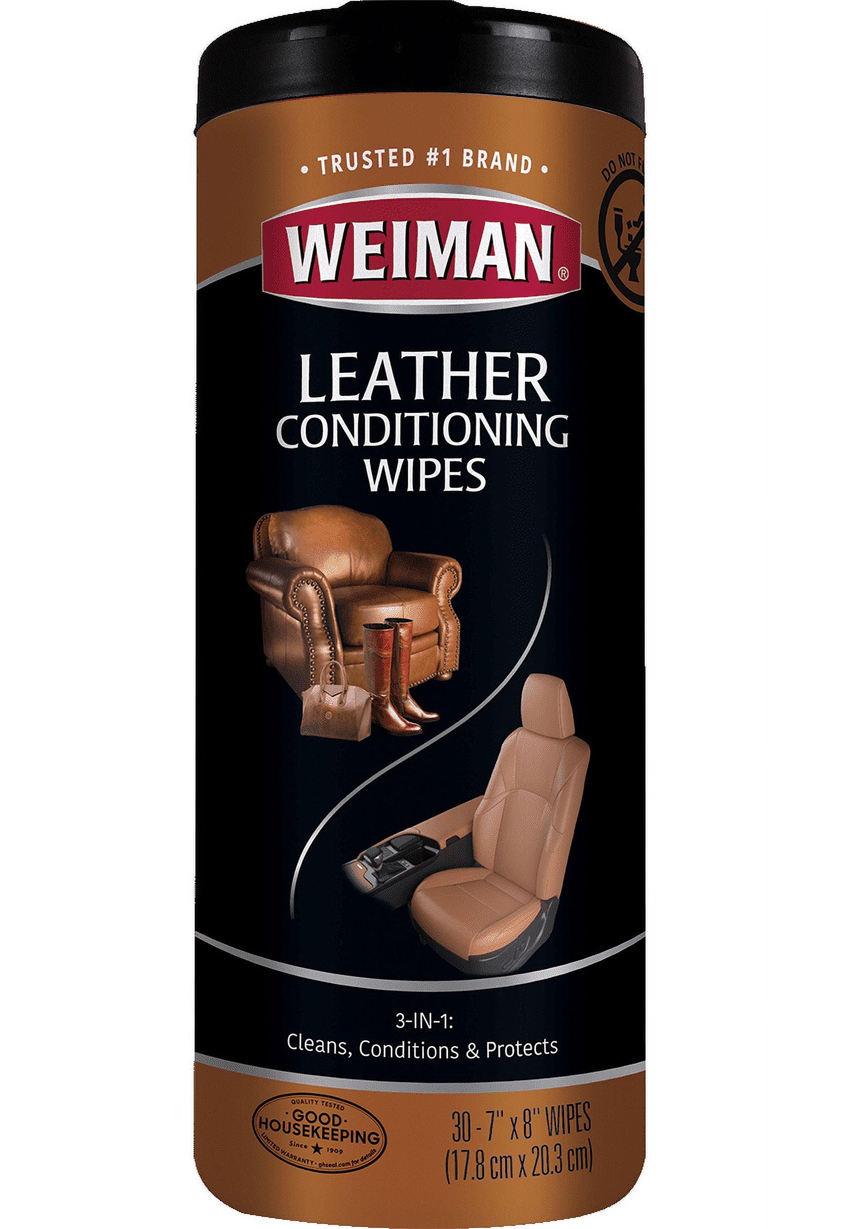 Weiman Leather Wipes - 30ct