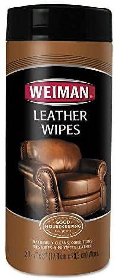 Weiman Leather Wipes - 30ct