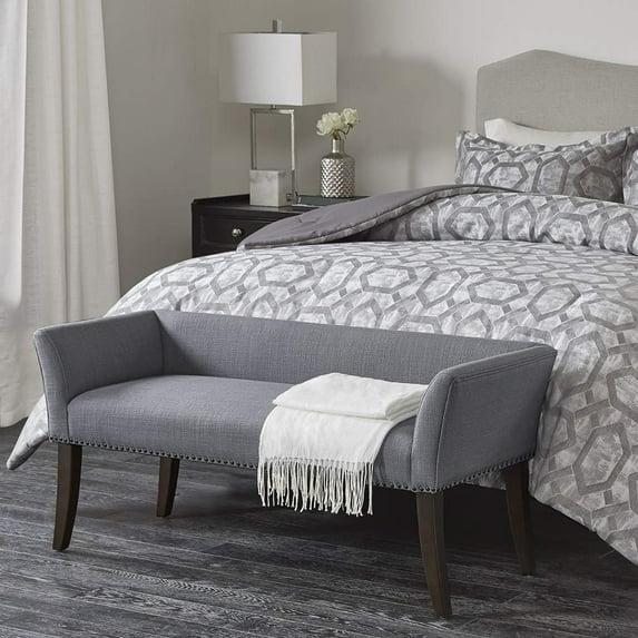 GZMWON 1 Polyester Upholstered Bench Bedroom Bench Modern Bench Accent Bench