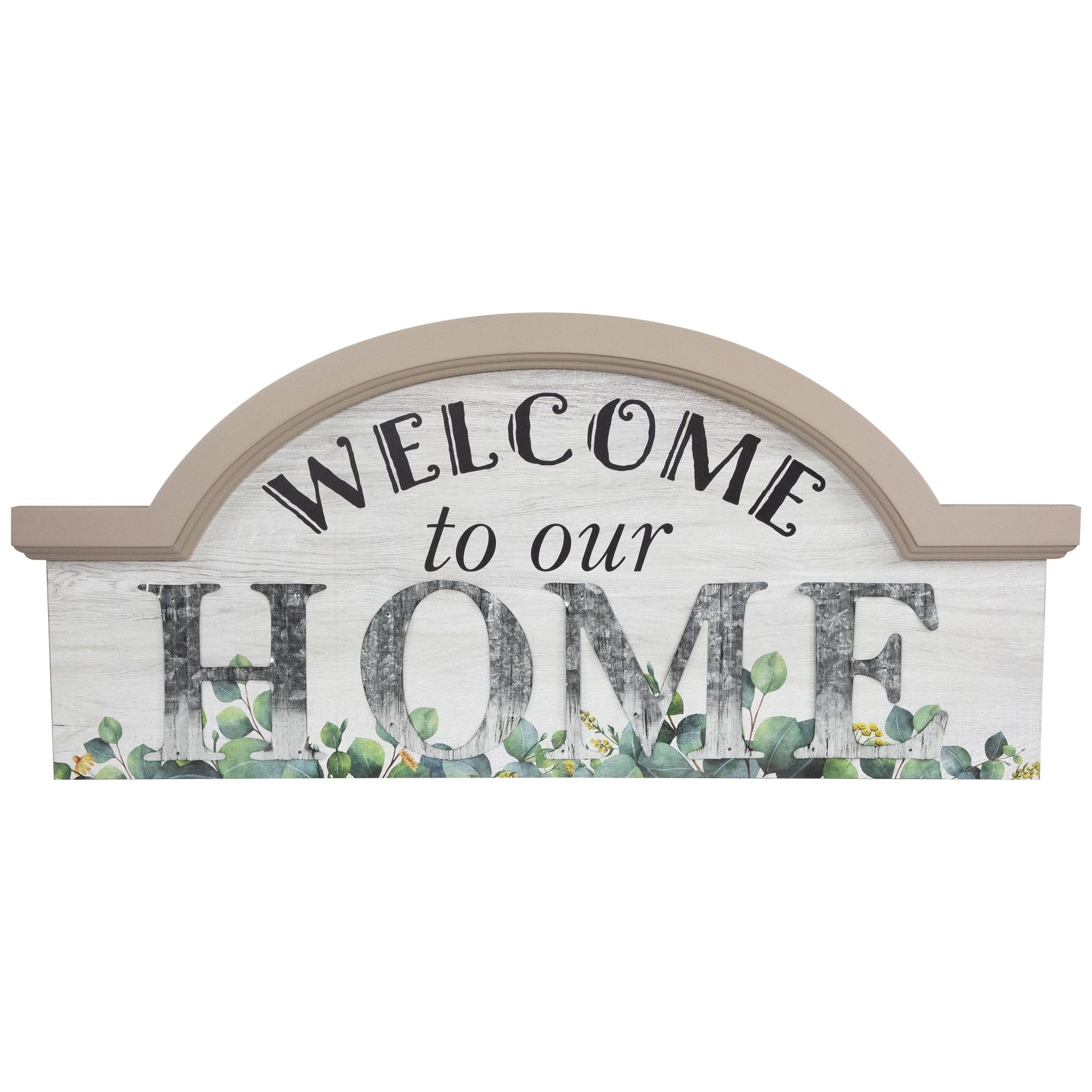 Northlight Welcome to Our Home Wall Sign - 29.75"