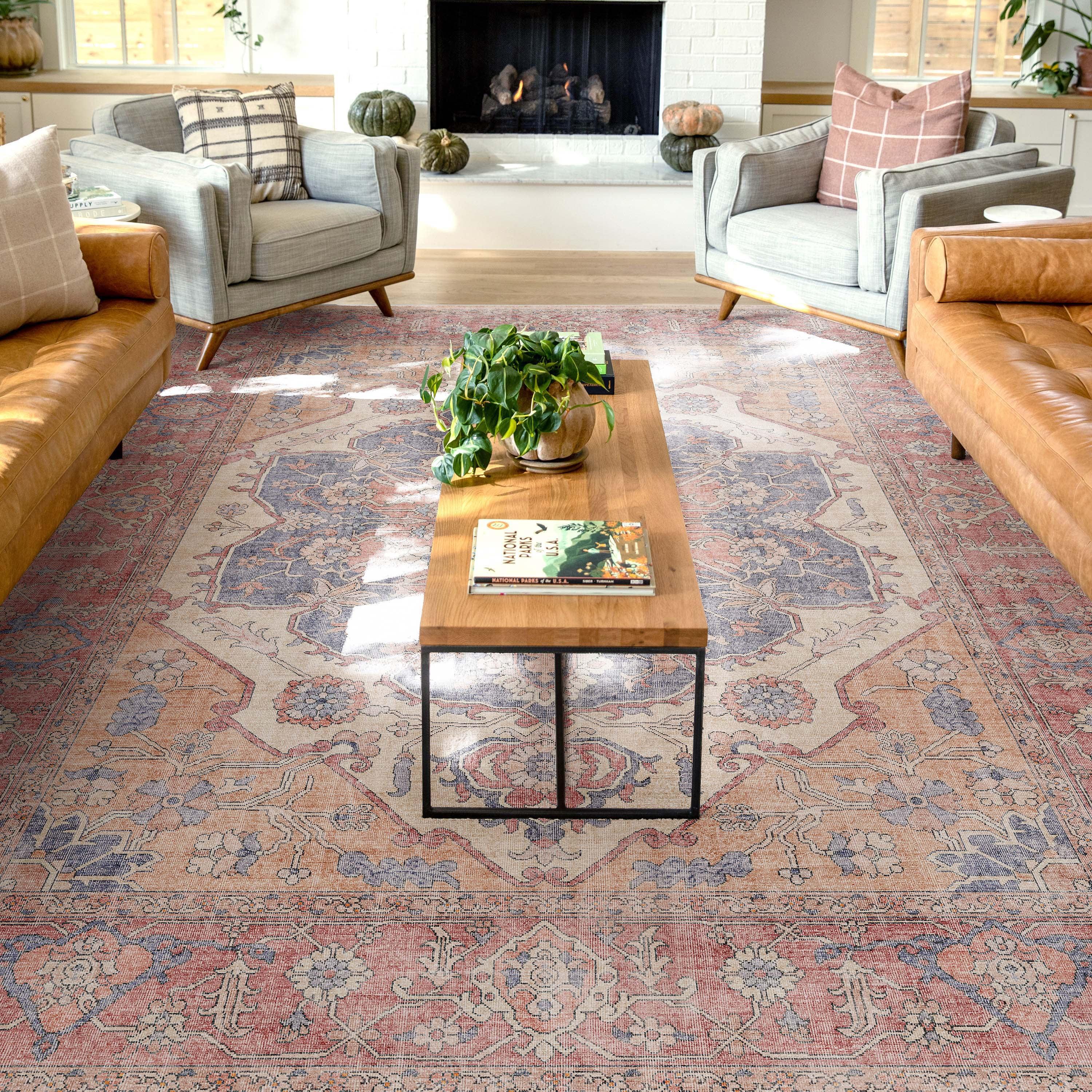Kehr Antigua Vintage Persian Oriental Red Flat-Weave Rug