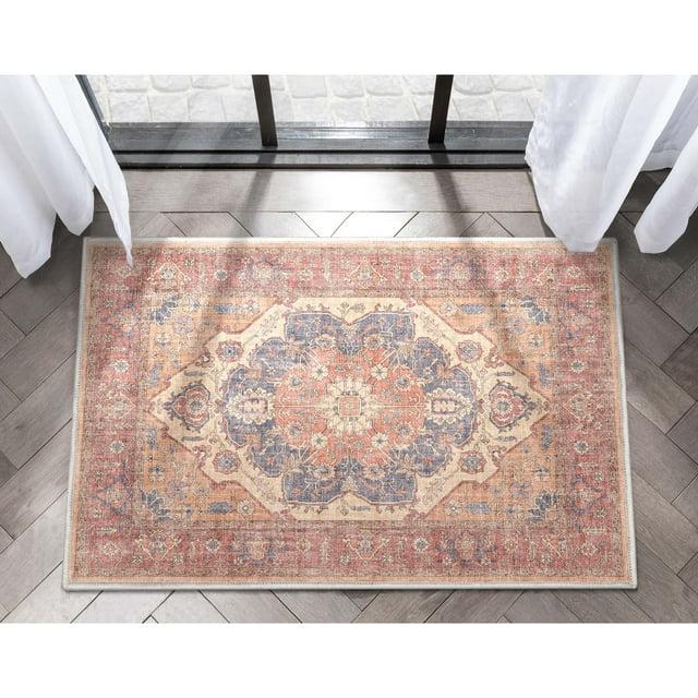 Kehr Antigua Vintage Persian Oriental Red Flat-Weave Rug