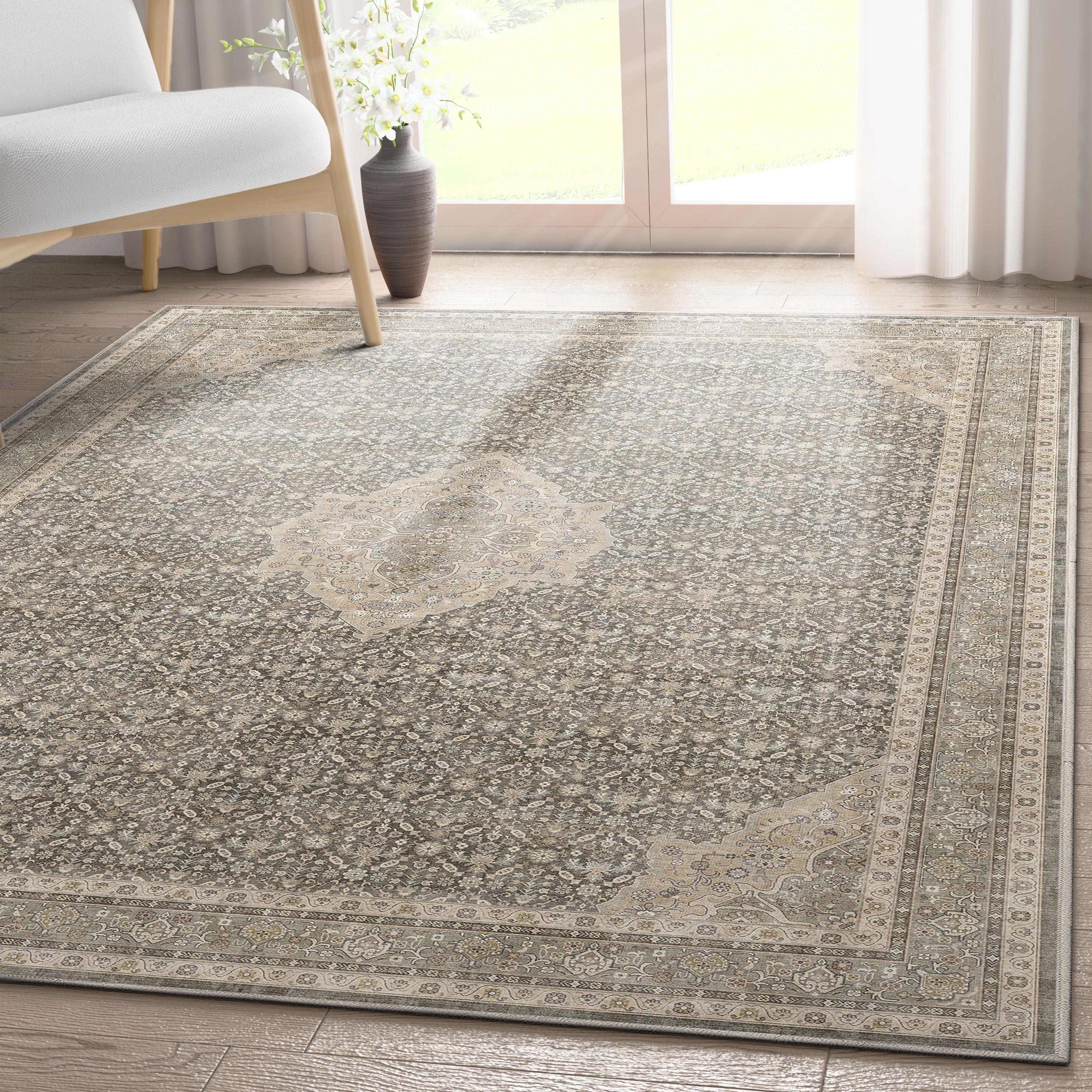 Asha Lilith Vintage Oriental Kilim Gray/Beige Rug