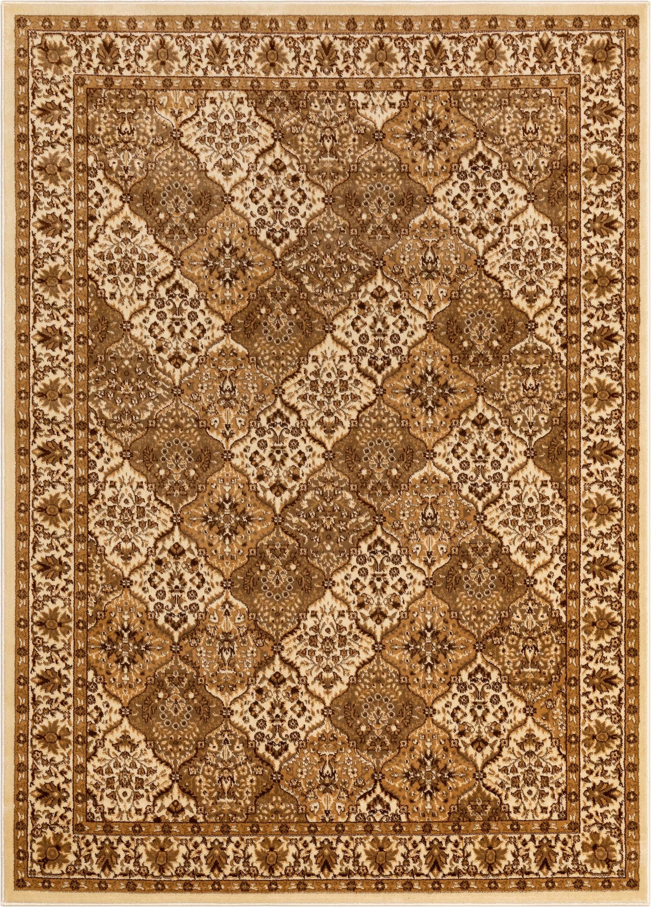 Well Woven Barclay Pyla Oriental Ivory Plush Pile Area Rug