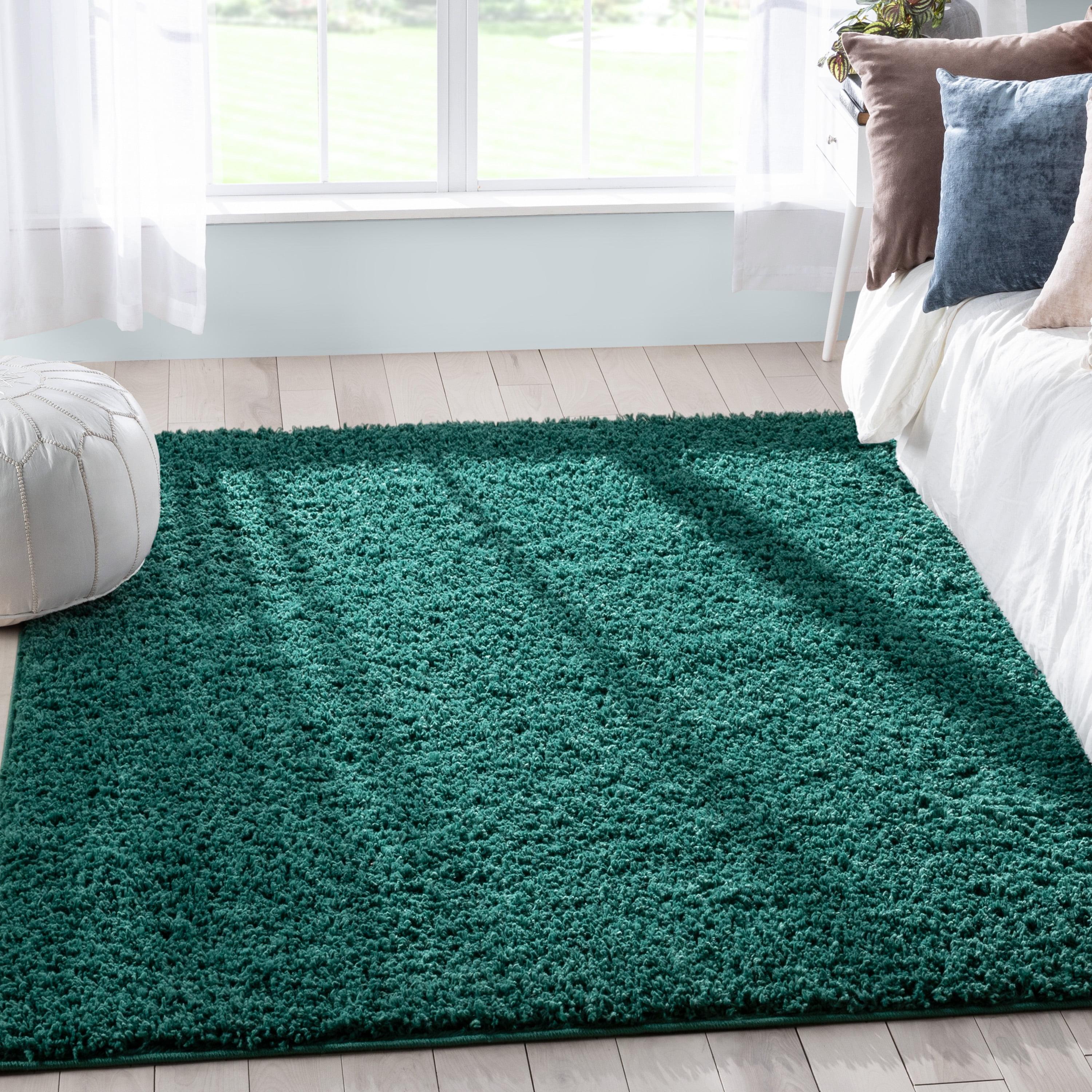 Well Woven Elle Basics Emerson Textured 7'10" x 9'10" Green Area Rug