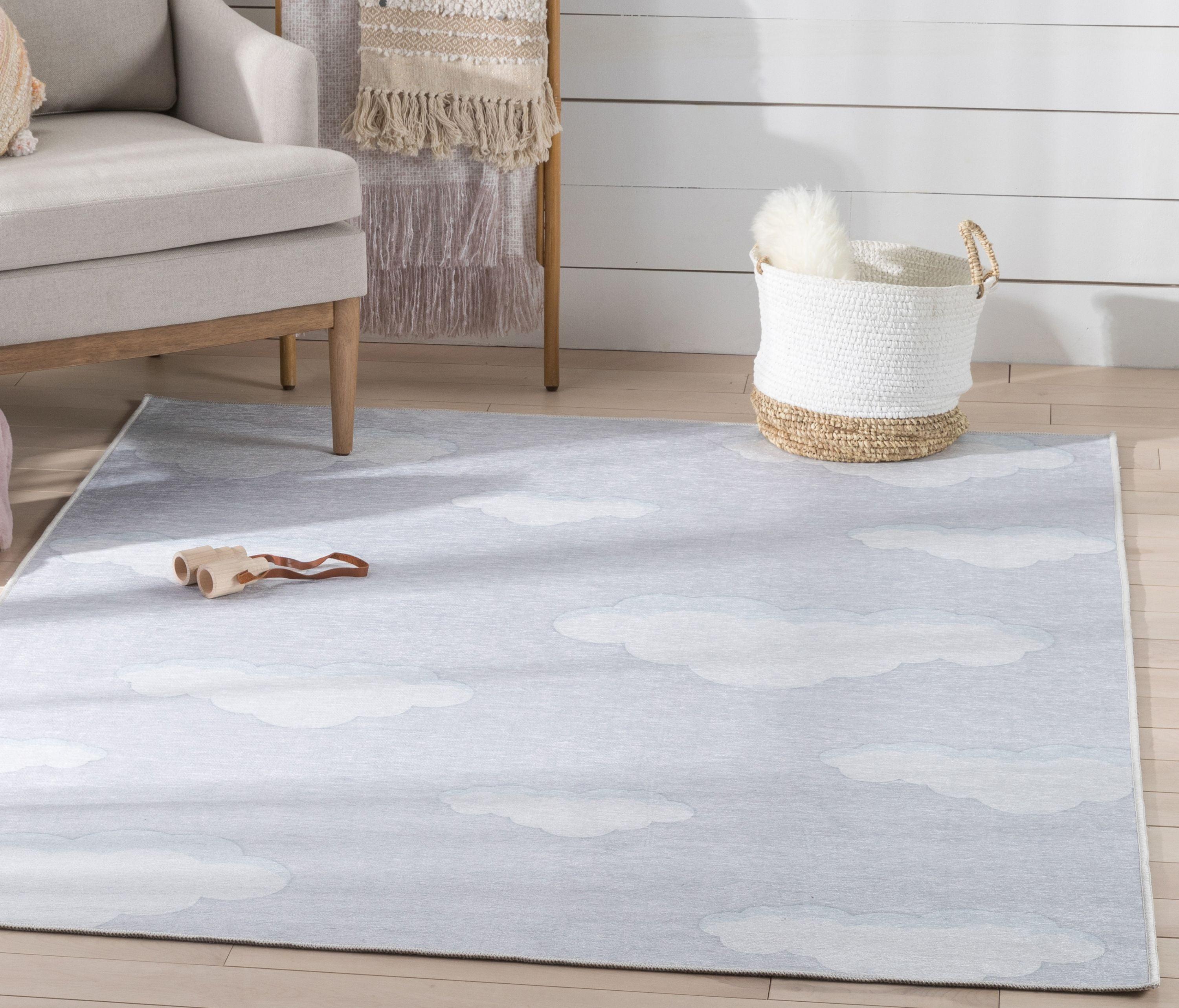 Apollo Well Woven Kids Rugs Cloud 9 Modern Gray Area Rug