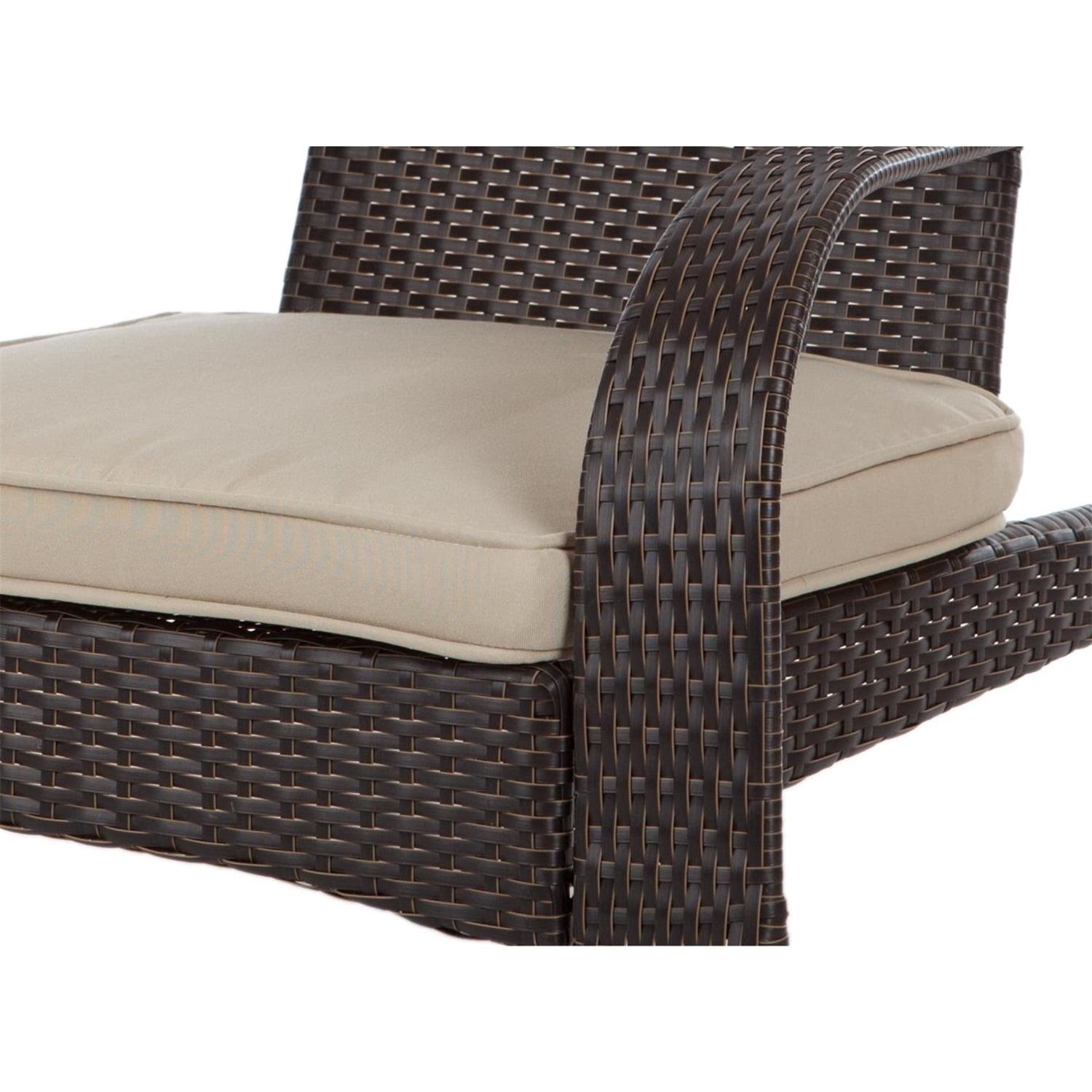 Balkene HomeCoconino Wicker Chair-Finish:Mocha/Beige