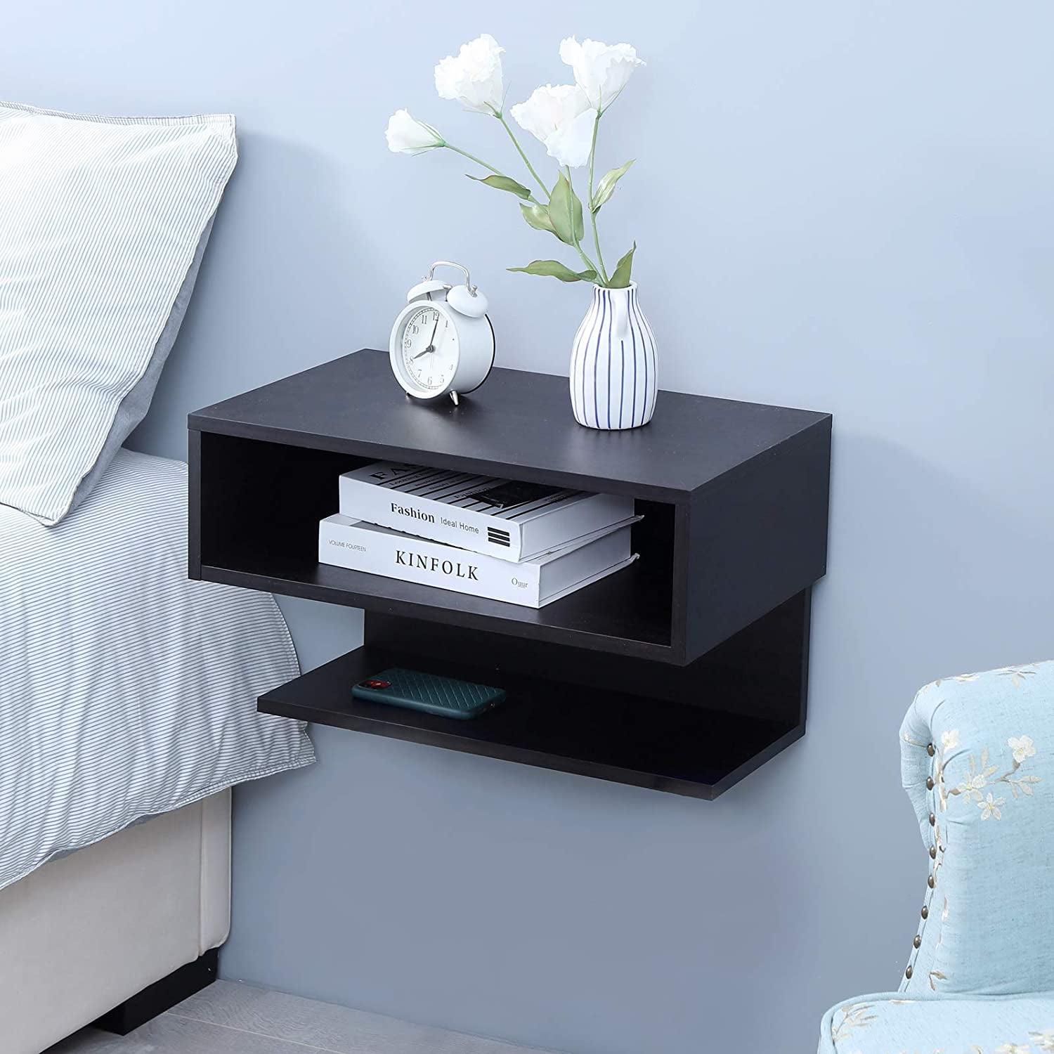 Welland 11" x 22" Wood Floating Shelf