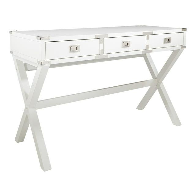 Wellington 46" Desk with Power in White Finish