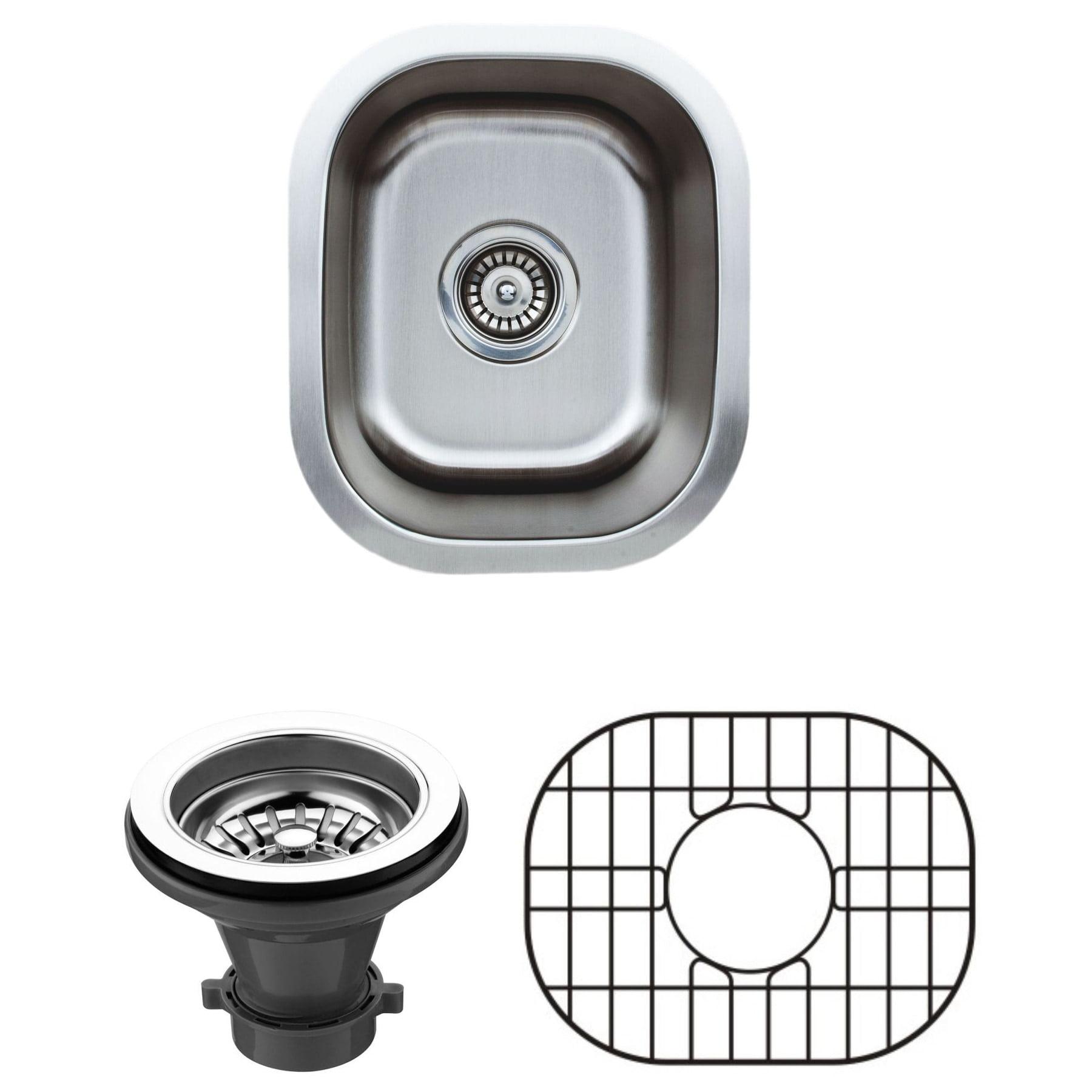 Craftsmen Series 15'' L Undermount Single Bowl Stainless Steel Kitchen Sink