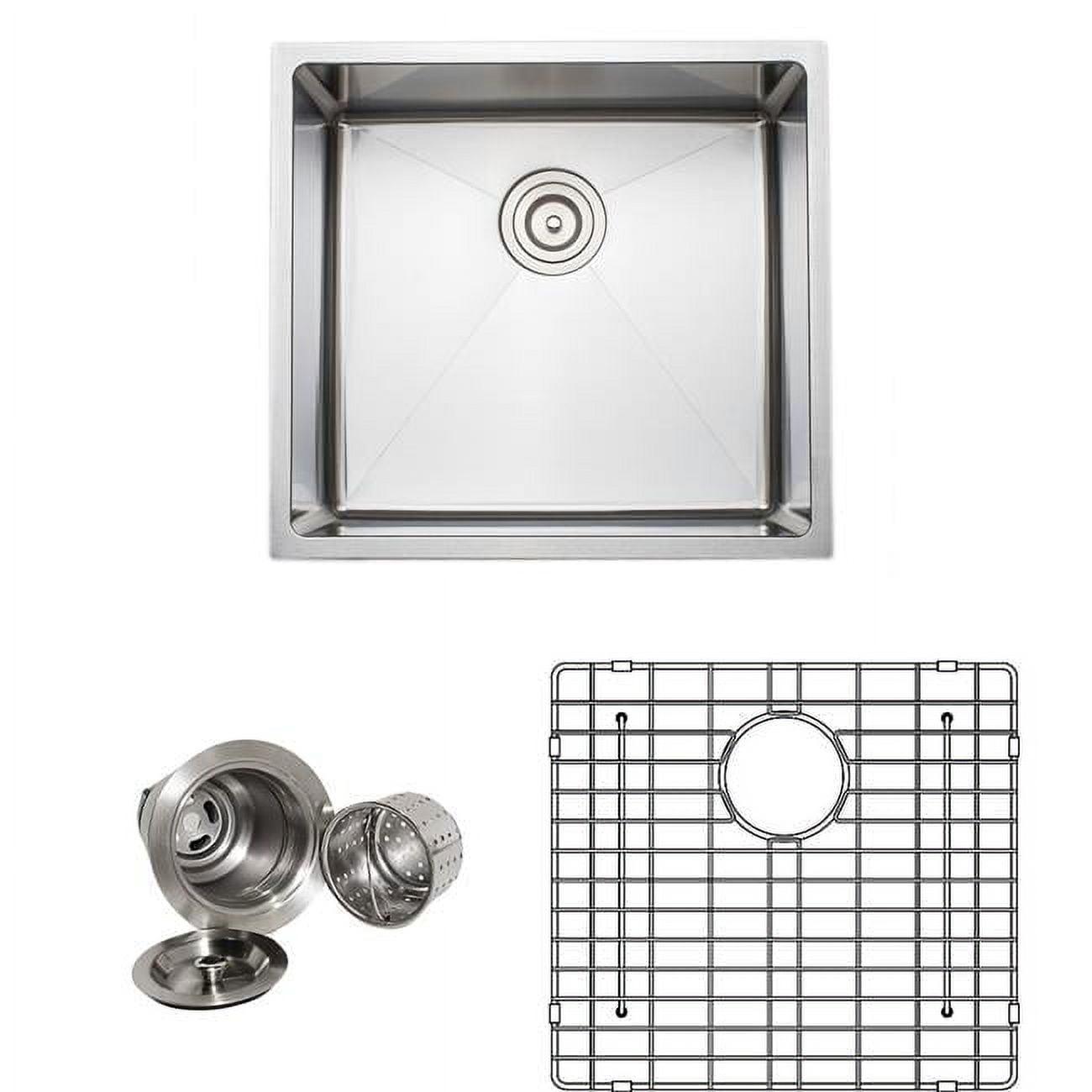 Wells Sinkware Chef's Series 20.5'' L Undermount Stainless Steel Kitchen Sink CSU2119-9