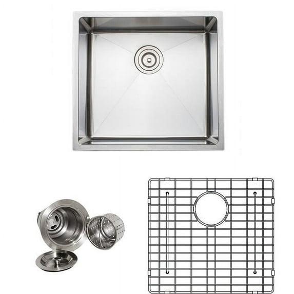 Wells Sinkware Chef's Series 20.5'' L Undermount Stainless Steel Kitchen Sink CSU2119-9