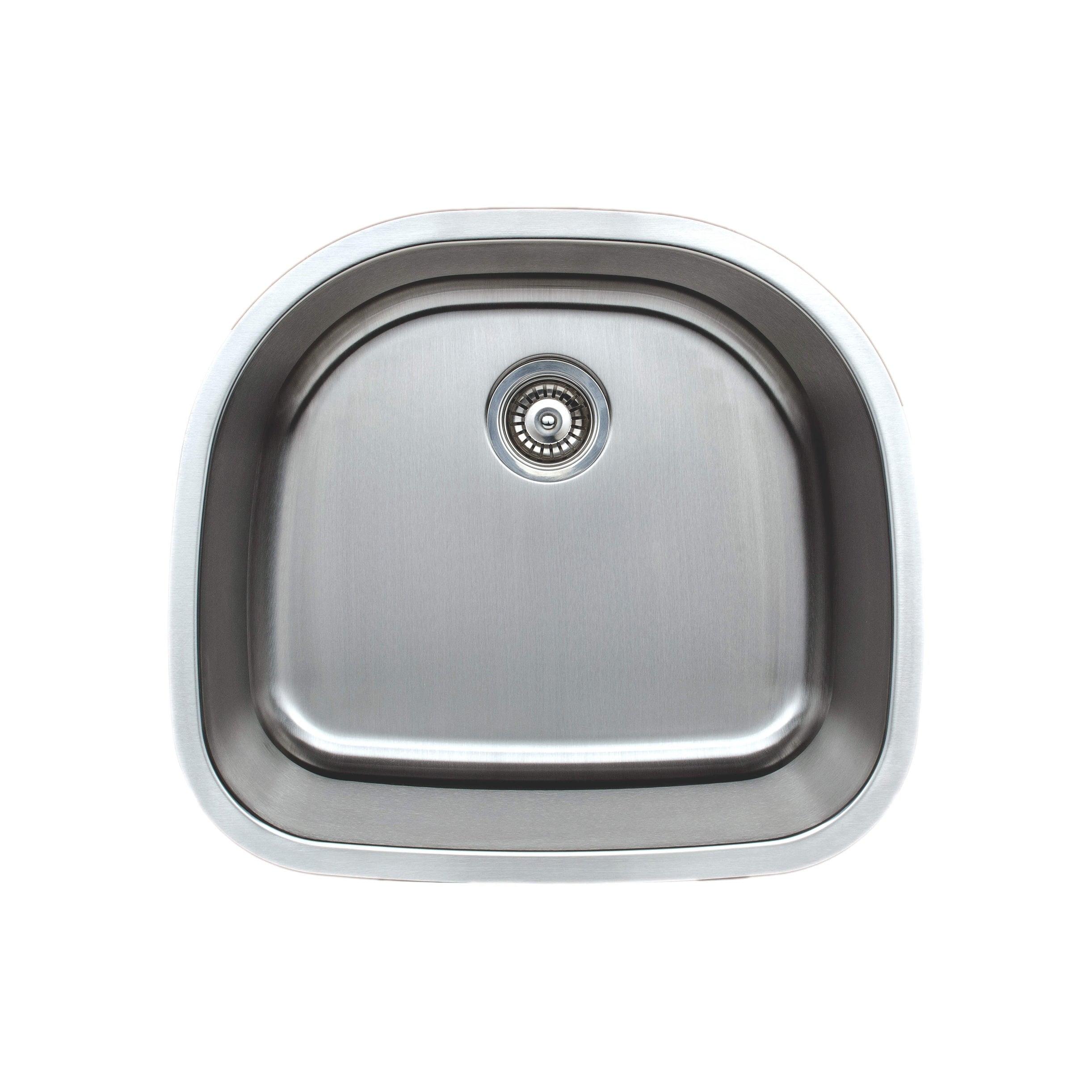 Craftsmen Series 23.5'' L Undermount Single Bowl Stainless Steel Kitchen Sink