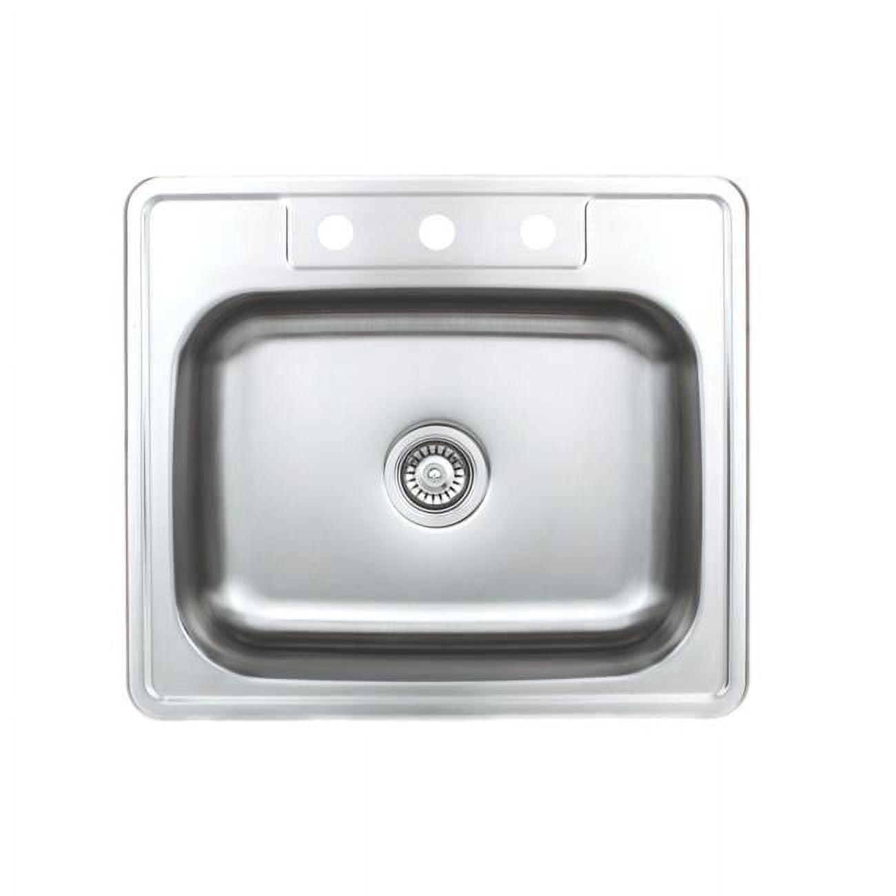 Specialty Series 25'' L Drop-In Single Bowl Stainless Steel Kitchen Sink