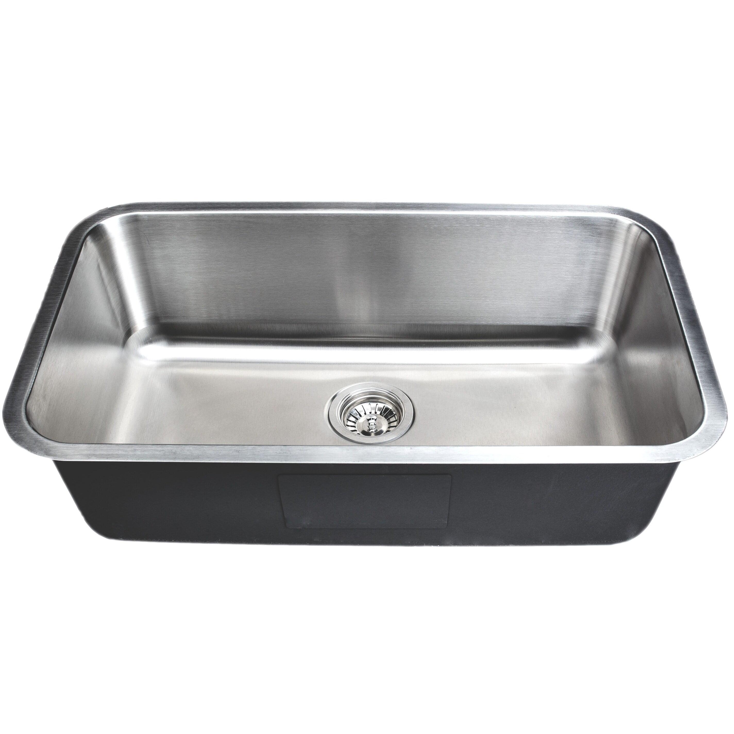 Craftsmen Series 30'' Stainless Steel Single Bowl Undermount Kitchen Sink