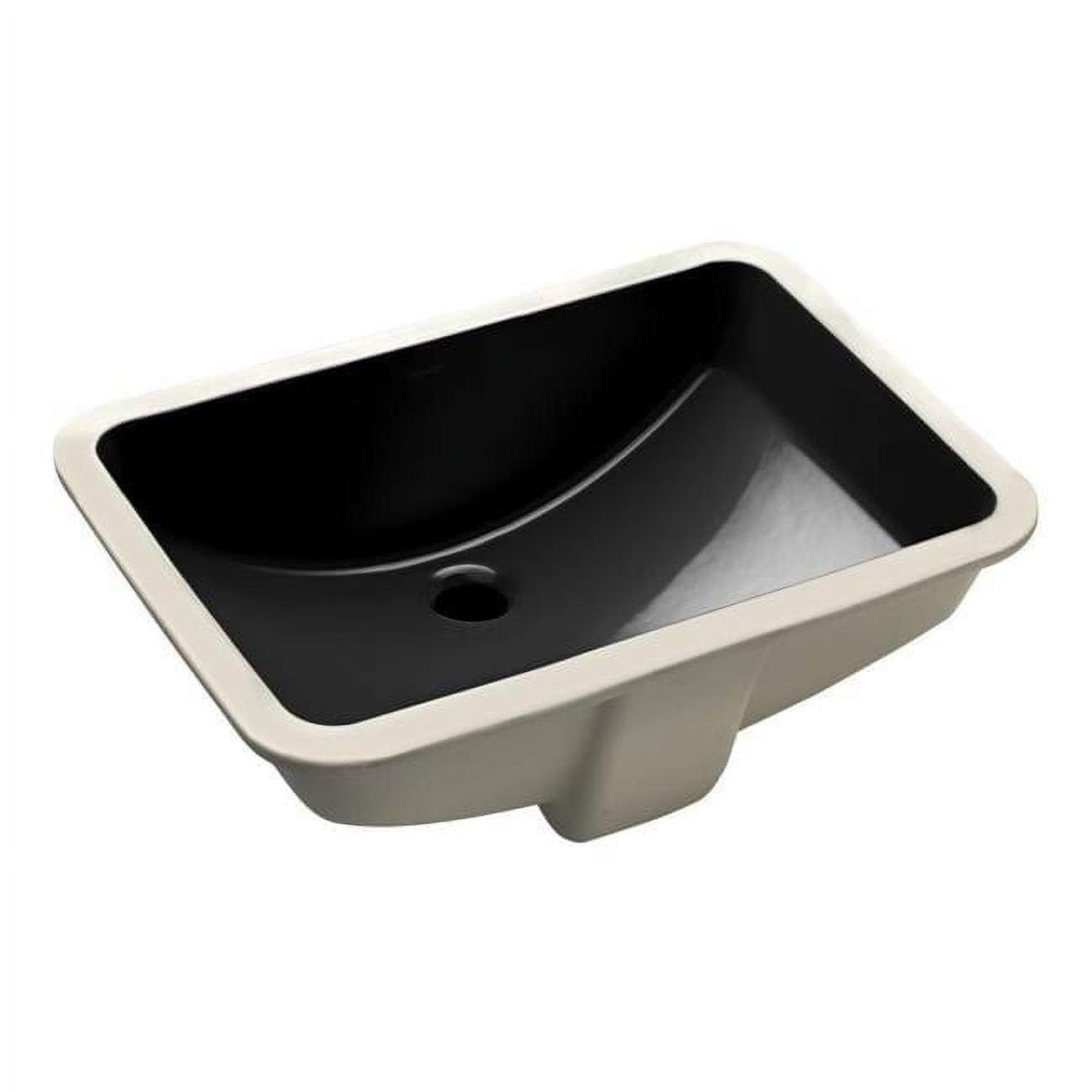 Wells Sinkware Rhythm Series 14.5'' Ceramic Rectangular Bathroom Sink with Overflow