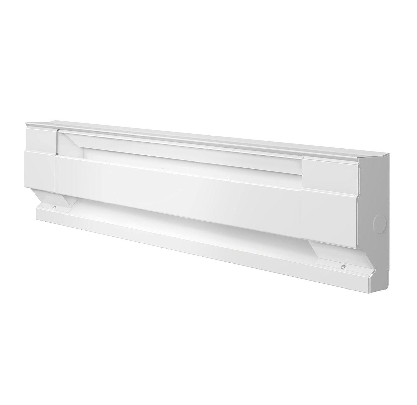 Nestora F Series 30" Electric Baseboard Heater (Model: 2F500-1W Part: 05530), 1710 BTU, 120 Volt, 500 Watt, White